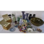 Various glassware and ceramics inc Wedgwood and Denby