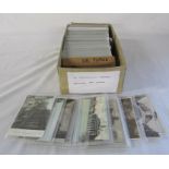 Box of approximately 350 topographical postcards
