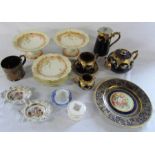 Selection of ceramics inc Limoges & Crown Ducal