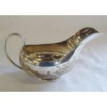 Silver sauce boat Birmingham 1938 weight 5.38 ozt