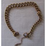 9ct gold chain length 18.5 cm weight 17.1 g