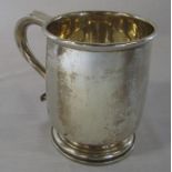 Large silver tankard Birmingham 1928 H 11.5 cm weight 12.5 ozt