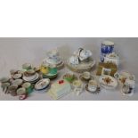 Colclough part dinner service, Ringtons china, Aynsley commemorative ware etc.