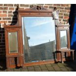 Large late Victorian overmantle / sideboard top