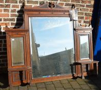 Large late Victorian overmantle / sideboard top