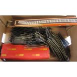 Box of model railway track