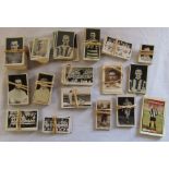 Various mainly black and white sporting photographic cigarette cards inc The Champions 1922/23,