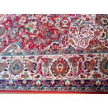 Persian Bagdhad wool carpet 9ft8in by 13ft (2.96x3.96m)