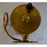 Mallochs Patent brass 4 inch fishing reel