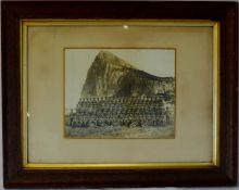 Framed photograph of Lincolnshire 2nd battalion winners of the Garrison Bayonet fighting competition