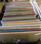 Box of assorted classical LPs