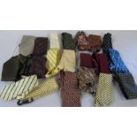 Assorted ties mainly silk
