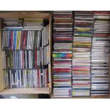 2 boxes of assorted classical and easy listening CDs
