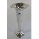 Sterling silver specimen vase H 19.5 cm Sheffield 1907 (weighted base)