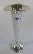 Sterling silver specimen vase H 19.5 cm Sheffield 1907 (weighted base)