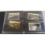 Postcard album of approximately 68 topographical cards relating to Hull & East Riding