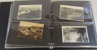 Postcard album of approximately 68 topographical cards relating to Hull & East Riding