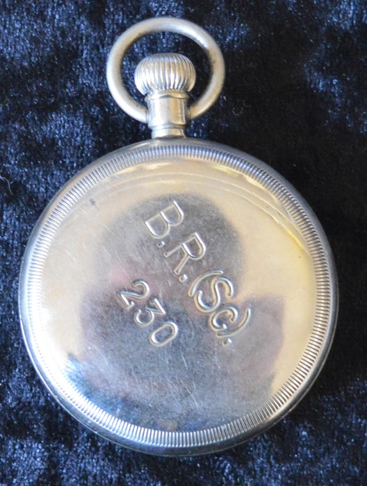 British Rail Scotland Limit No.2 pocket watch engraved BR(Sc) 230 - Image 2 of 2