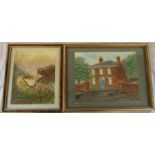 2 framed watercolours by Mary Fowler