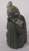 Lladro figure depicting a Chinese monk H 18 cm