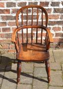 Victorian child's Windsor chair  H 69cm