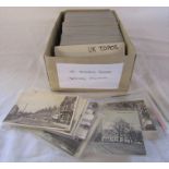 Box of approximately 350 UK topographical postcards