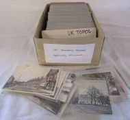 Box of approximately 350 UK topographical postcards