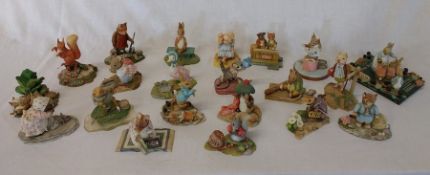 21 Limited Edition Beatrix Potter figurines from the Centenary Collection (damage to 2)