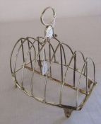 Victorian silver toast rack London 1883 weight 5.28 ozt