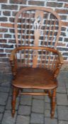 Elm wood Windsor chair