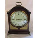 19th century John W Bennett Greenwich bracket clock H 39 cm