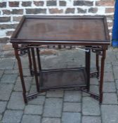 Oriental ebony folding table