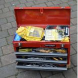 Halfords Professional metal tool chest and tools