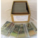 Box of approximately 350 Bamforth song and hymn postcards