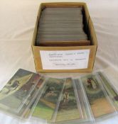 Box of approximately 350 Bamforth song and hymn postcards