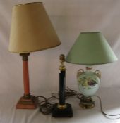 3 table lamps