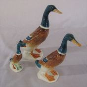 Beswick trio of ducks inc no 756-1, 745-2 H 18, 14