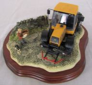 Boxed Border Fine Arts 'Frontiers of Farming - JCB Fastrac' limited edition figure no 140/1000 23 cm