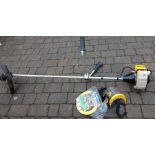 Cabrio 2 stroke petrol strimmer with mask, harness etc.