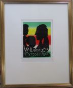 Framed Pablo Picasso (1881-1973) lithographic post