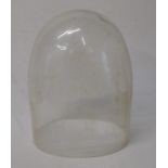 Large Victorian glass display dome