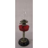Oil lamp (af) H 63 cm