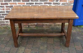 Solid elm dining table 137cm by 68cm