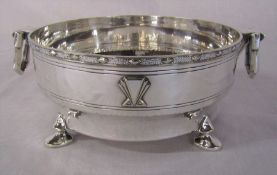 Silver plate Arts & Crafts / Art Deco bowl by Frank Cobb & Co D 20 cm