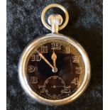 Rolex ex government pocket watch with screw back A19044