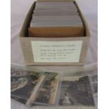 Box of approximately 350 European topographical postcards dating from early 1900s onwards