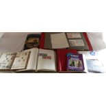 3 stamp albums of GB mint and foreign countries, 1 album of First Day Covers, quantity of British