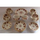 Royal Albert 'Lady Hamilton' part tea service