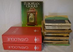 Clock & watch repair books & catalogues etc