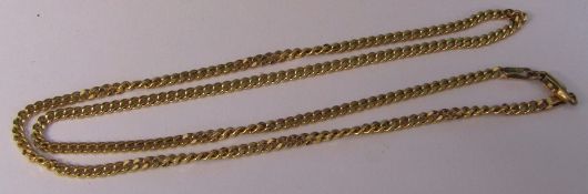 9ct gold chain L 40 cm weight 6.9 g